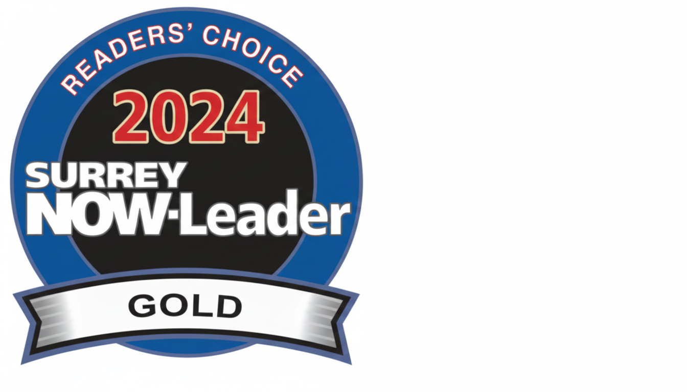 Surrey Now-Leader Readers’ Choice 2024 Gold award badge