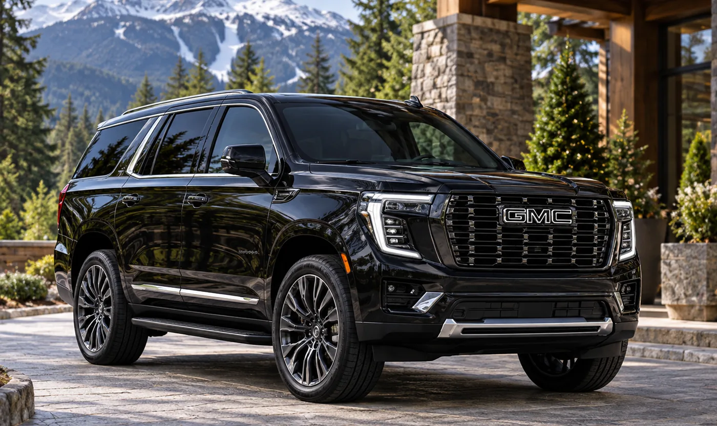 2025+ GMC Yukon luxury SUV for Vancouver airport and Whistler travel