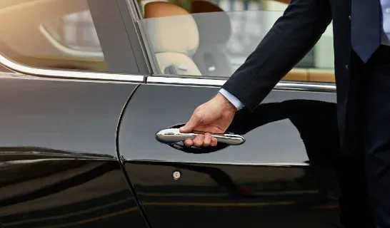 Executive car for a pre-booked airport journey