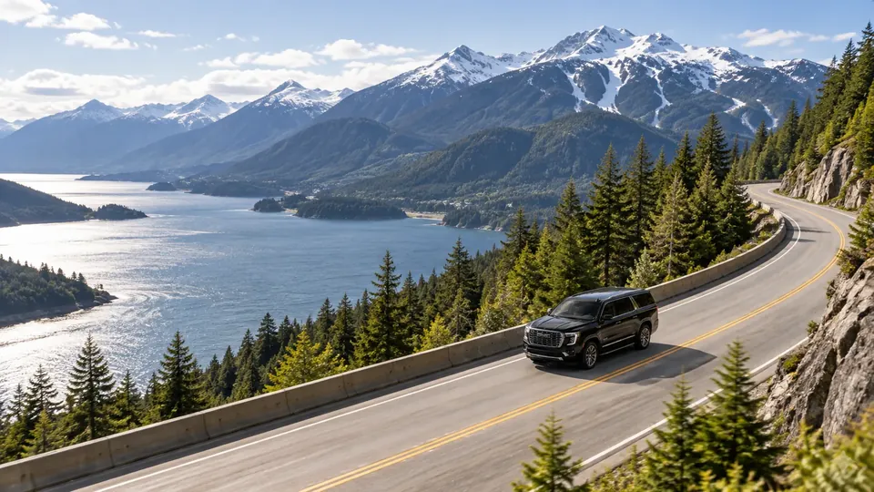 Sea-to-Sky route for a private Whistler transfer